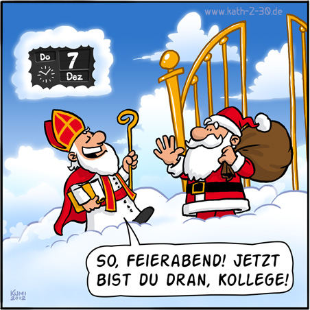 Nikolaus vs. Weihnachtsmann
