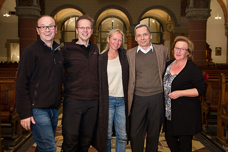 v.l.n.r. Christoph Schönbach, Maik Grabosch, Vanessa Wunsch, Olaf Reitz, Anna-Maria Meinerz. Foto: Selbstauslöser