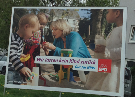 Wahlplakat Hannelore Krafft